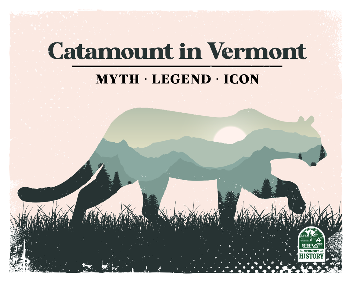 Catamount in Vermont. Myth. Legend. Icon.