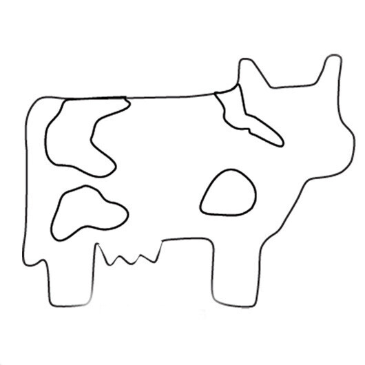 outline of cow
