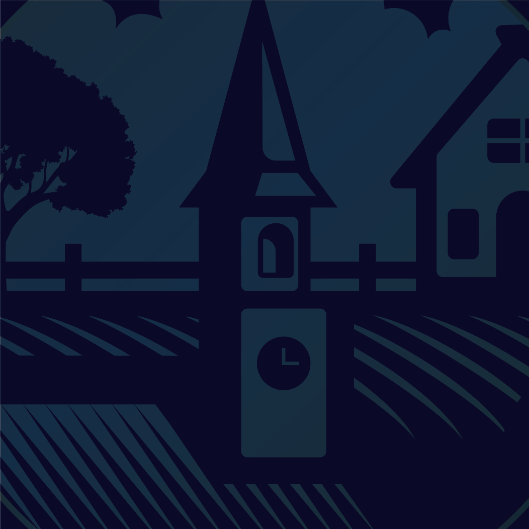 Blue background Vermont History Day logo.