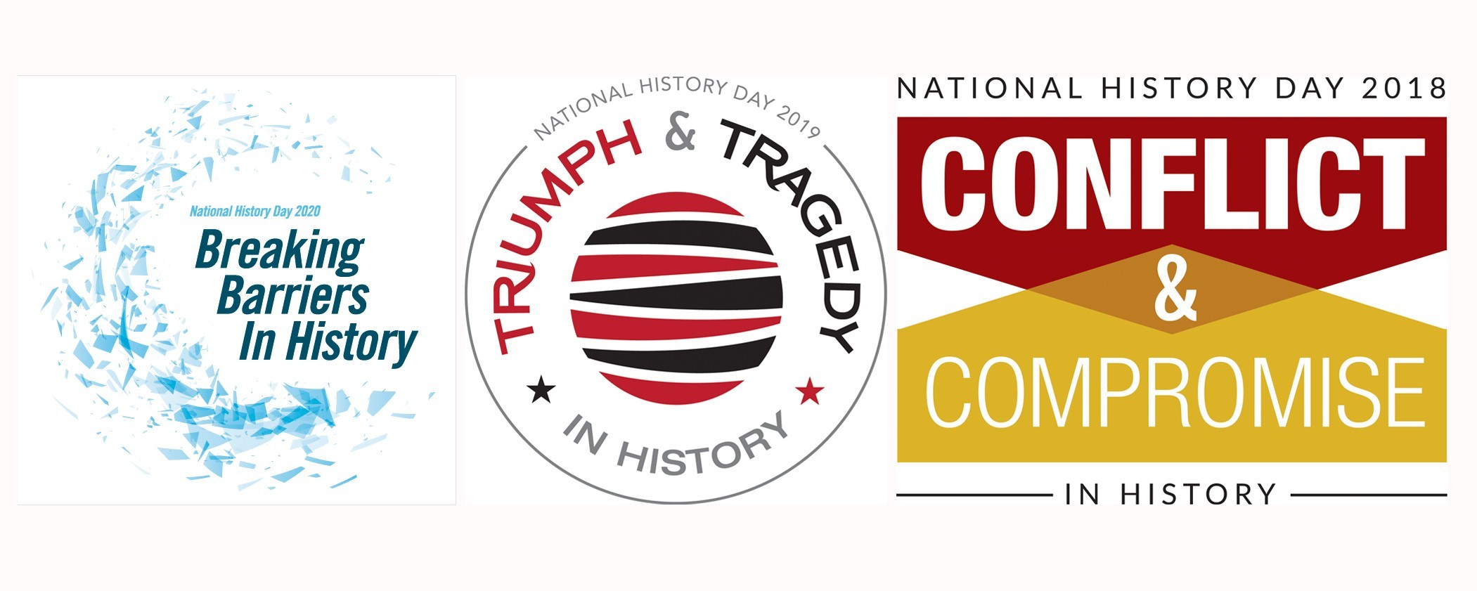 National History Logos from previous years