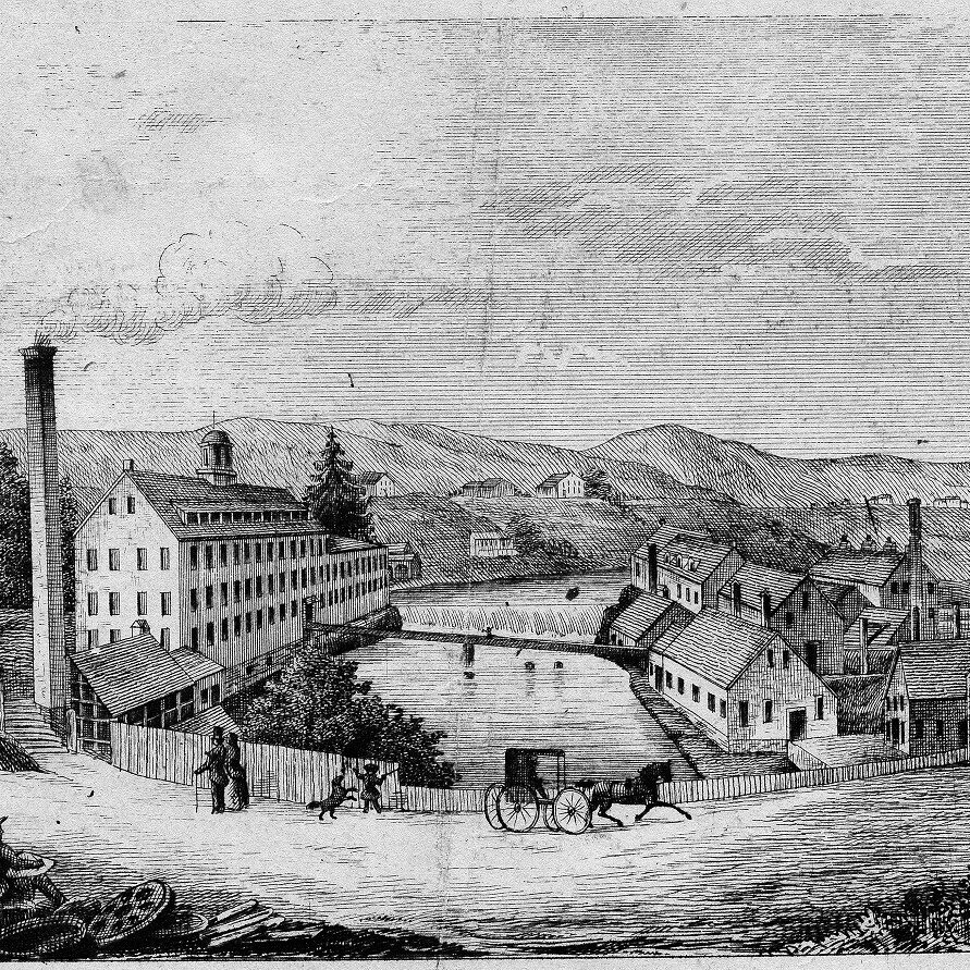 illustration of Robbins & Lawrence Factory