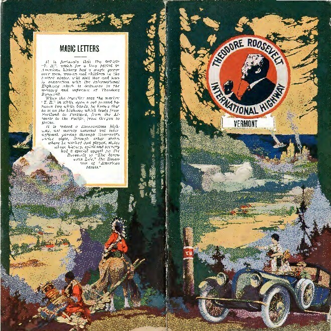 Theodore Roosevelt Highway brochure cover