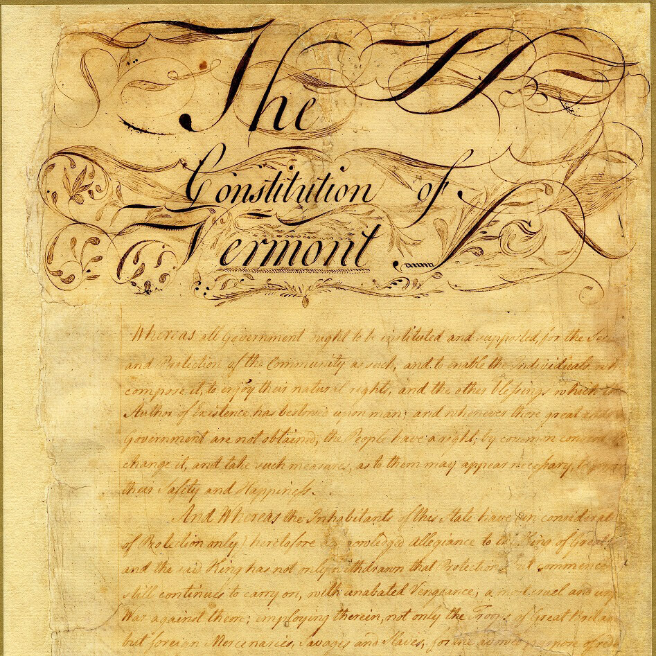 Vermont Constitution