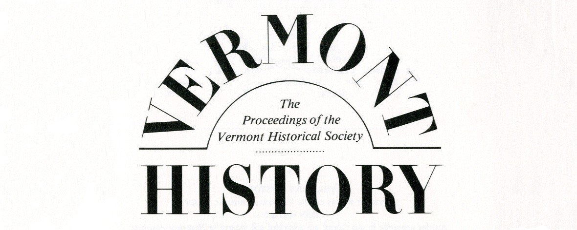 Vermont History masthead