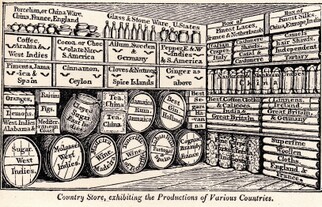 illustration of a general store